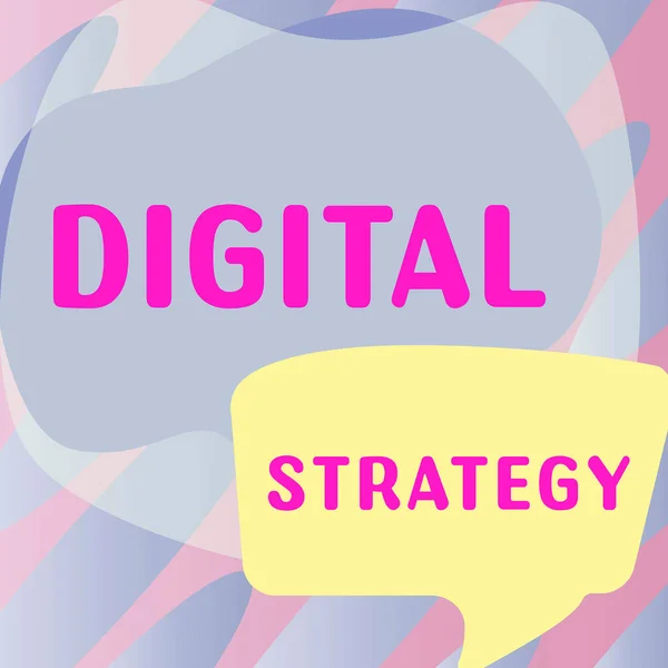 Inspiráló Szöveg Digitális Stratégia Üzleti Áttekintő Terv Adatvagyon Üzleti Előnyeinek — Stock Fotó