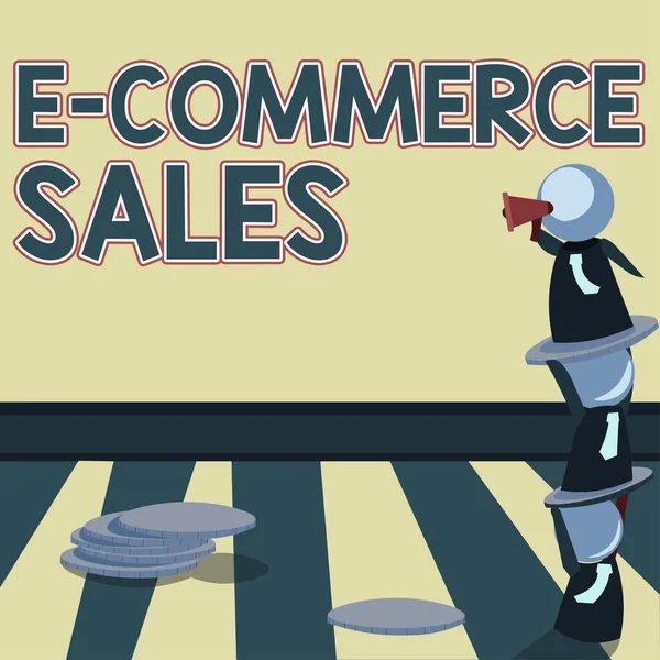 Kézírás Jel Commerce Sales Üzleti Ötlet Online Termékvásárlás Vagy Értékesítés — Stock Fotó