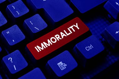 El yazısı ahlaksızlık, ahlâksızlık ya da ahlaksızlık niteliği için kelime.