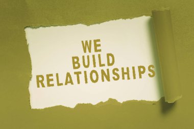 İlişkiler İnşa Ediyoruz, Kavramsal Fotoğraf Geliştirme İş Büyüme Başarı Süreci ve Takım Çalışması