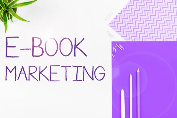 Konceptuell Visning Book Marketing Internet Concept Digital Fil Som Kan — Stockfoto
