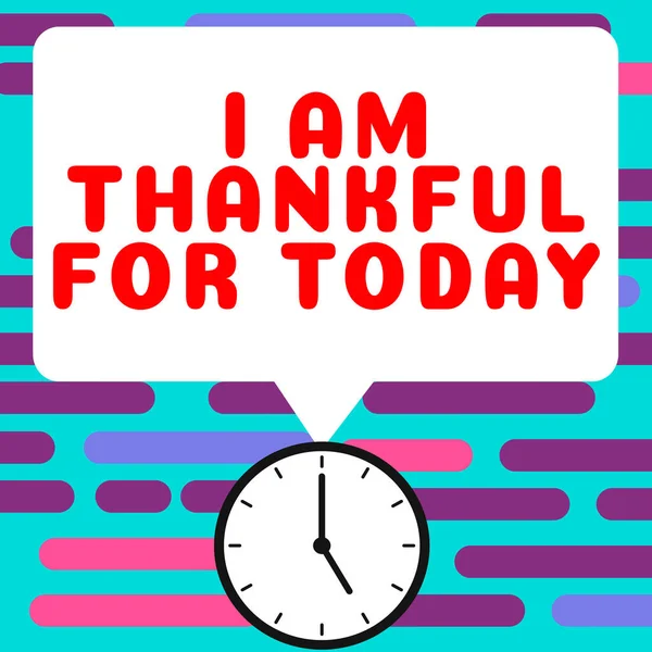 Fogalmi Felirat Thankful Today Conceptual Photo Grateful Living One More — Stock Fotó