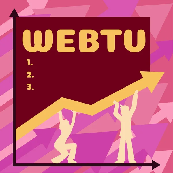 Πινακίδα Κειμένου Που Δείχνει Webtv Επιχειρηματική Ιδέα Προγράμματα Μετάδοσης Μέσω — Φωτογραφία Αρχείου