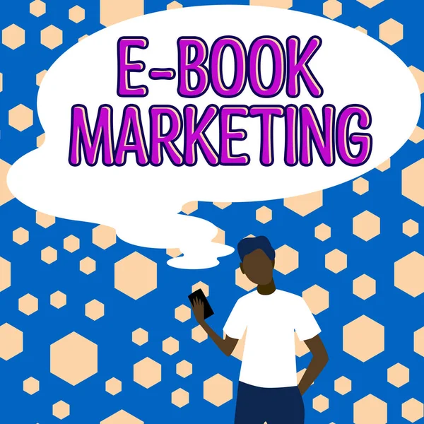 Texto Que Mostra Inspiração Book Marketing Business Abordagem Arquivo Digital — Fotografia de Stock