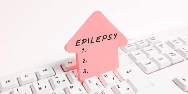 Text Sign Showing Epilepsy Business Overview Fourth Most Common Neurological — Stock Photo, Image