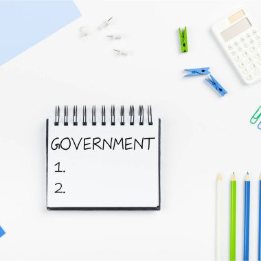 El yazısı Hükümeti, Kavram derken, ülke devlet şirketini yönetme yetkisi olan bir grup insanı kastediyor.