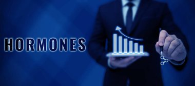 Organ nakledilen doku sıvılarında üretilen işaret hormonu, internet kavramı düzenleyici maddeyi gösteren ilham kaynağı