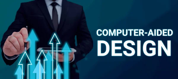Inspiração Mostrando Sinal Computer Aided Design Visão Geral Negócios Cad — Fotografia de Stock