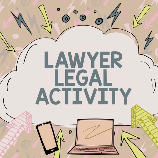 Inspiration showing sign Lawyer Legal Activity, Conceptual photo prepare cases and give advice on legal subject