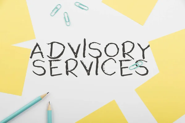 Inspiration Showing Sign Advisory Services Concept Meaning Support Actions Overcome — Stock Photo, Image