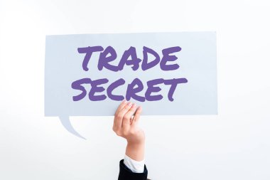 Ticari sır kavramsal görüntüleme, bir ürün fikri mülkiyeti hakkında gizli bilgi sözcüğü