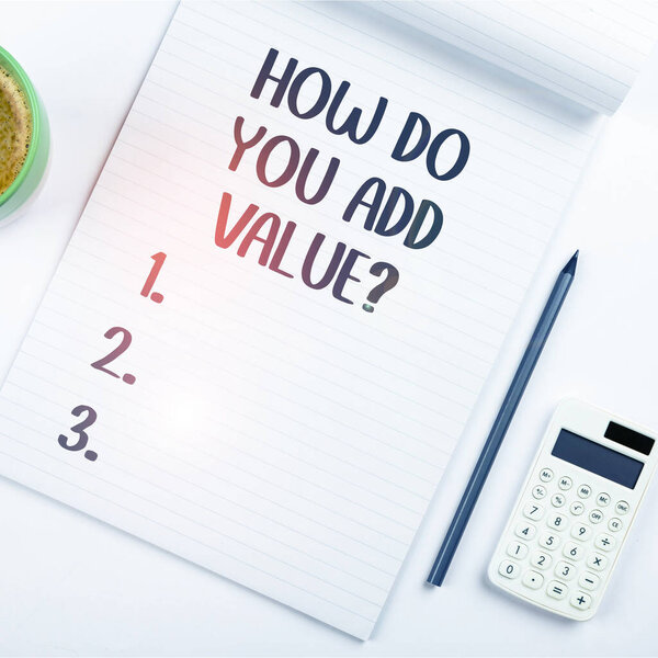 Ручной знак Как вы добавляете стоимость, бизнес-подход Принести бизнес-прогресс внести свой вклад заработать