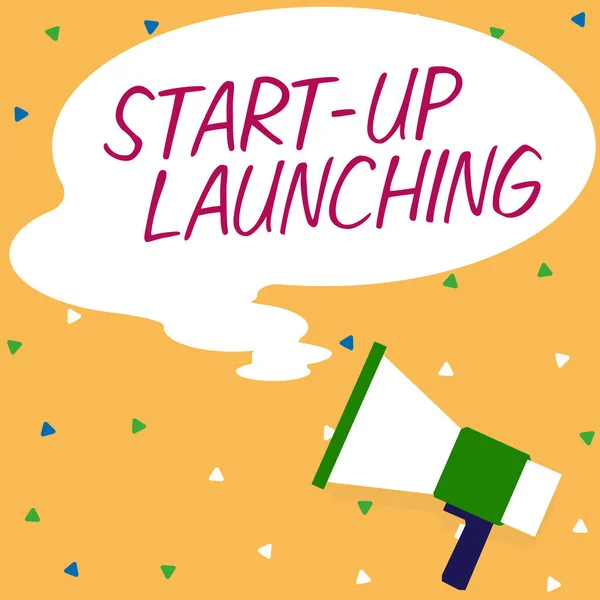 Tekst Met Inspiratie Start Lancering Business Idee Start Strategieën Van — Stockfoto