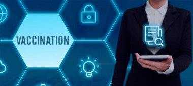 Aşı sunan metin başlığı, vücudu enfeksiyona karşı daha güçlü kılan İş Vitrini Tedavisi