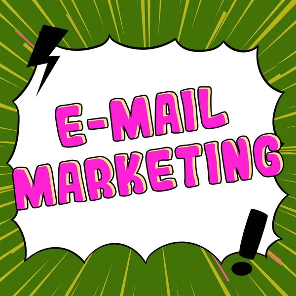 Inspiracja Pokazująca Znak Mail Marketing Conceptual Photo Commerce Reklama Sprzedaż — Zdjęcie stockowe