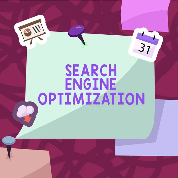 Search Engine Optimization Word Increase Business Website Traffic Analytics — 스톡 사진
