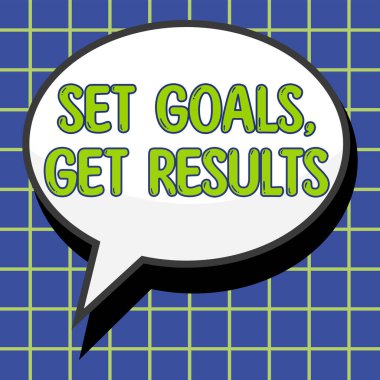 Metin Seti Hedefleri, Sonuçları Al, İş Vitrini Bunları gerçekleştirmek için hedefler belirle