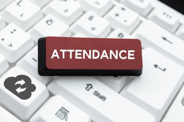 İlham kaynağı olan Katılım metni, Düzenli Gidiş Üzerine Yazılan Sözcük, yerinde veya etkinlikte bulunan kişi sayısı