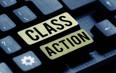 Büyük bir grup adına hareket eden küçük bir grup tarafından açılan ilhamlı sınıf eylemi ve iş yaklaşım davasını gösteren metin