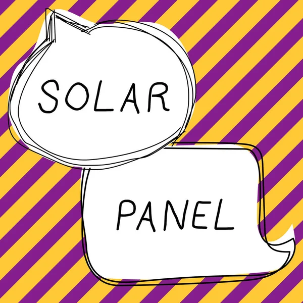 太陽光発電の光源を吸収するために設計されたビジネスアプローチである太陽光パネルに署名するインスピレーション — ストック写真