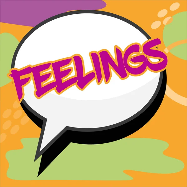 Szöveg Felirat Bemutató Érzések Üzleti Kirakat Okozó Boldog Pozitív Érzéseket — Stock Fotó