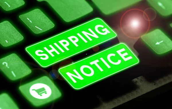 Conceptual display Shipping Notice, Business overview ships considered collectively especially those in particular area