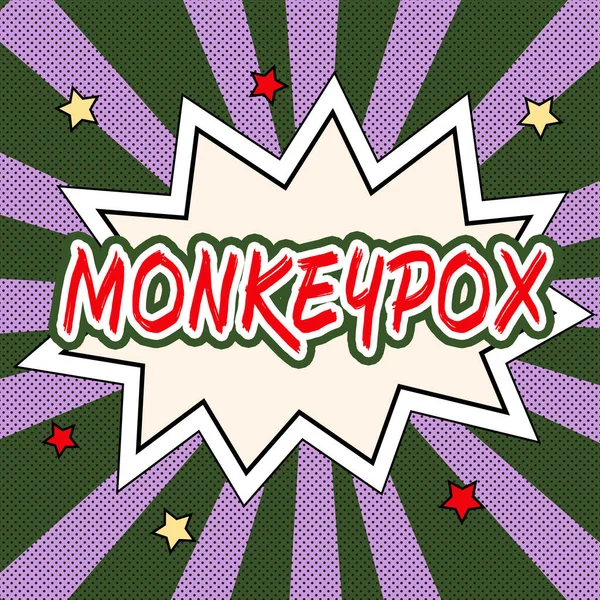 Didascalia Concettuale Monkeypox Business Idea Poxvirus Africa Causata Principalmente Roditori — Foto Stock