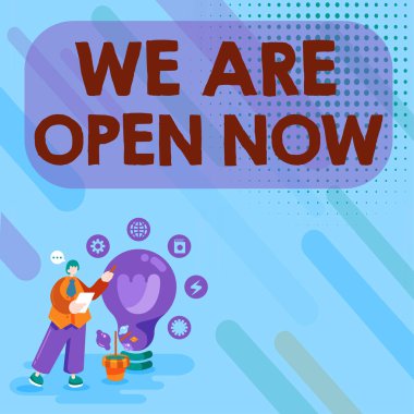 Açık Olduğumuz Metin Yazılıyor, İş Konsepti Kapatma ya da sınırlama Engeli Yok, her tarafta erişilebilir