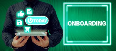 El yazısı metin Biniş, İş Vitrini Eylem Süreci Yeni bir çalışanı bir organizasyona entegre etmek