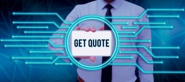 Alıcı ve satıcının en son kabul ettiği fiyat olan Get Cliote, Conceptual foto 'yu gösteren imza.