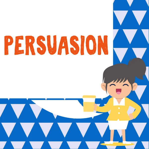 Conception Persuasion 비즈니스 아이디어 Business Idea 누군가를 설득하거나 — 스톡 사진