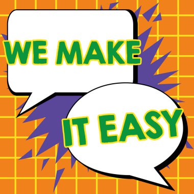 El yazısı metni İşi Kolaylaştırırız, İş vitrininde sunulan çözümler iş fikirlerini kolaylaştırır