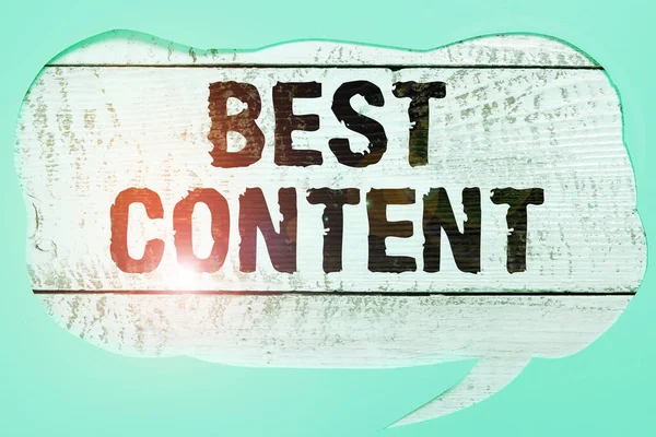 Texte Inspirant Best Content Business Showcase Information Expériences Adressant Public — Photo