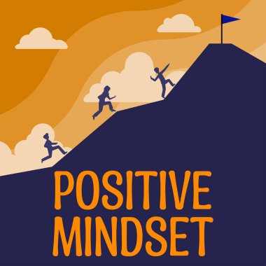 El yazısı, olumlu zihniyet, iş fikri, zihinsel ve duygusal tutum, olumlu tarafa odaklanıyor.