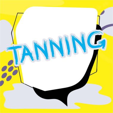 Bronzlaşma, iş konsepti güneşe maruz kaldıktan sonra deri dokularının doğal olarak kararması.