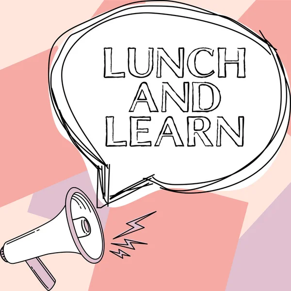 Ihletet Adó Szöveg Ebéd Tanulás Internet Concept Étkezés Tanulás Motiváció — Stock Fotó