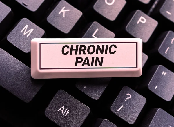 Inspiration showing sign Chronic Pain, Word for Pain that extends beyond the expected period of healing