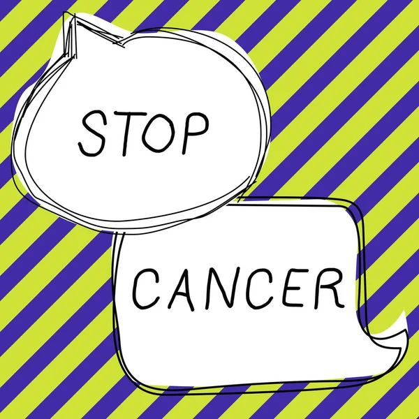 Κείμενο Που Δείχνει Έμπνευση Σταματήστε Τον Καρκίνο Έννοια Πρακτική Της — Φωτογραφία Αρχείου