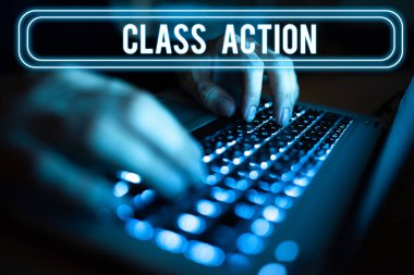 Kavramsal başlık Sınıf Eylemi, Büyük bir grup adına hareket eden küçük bir grup tarafından açılan iş konsepti davası