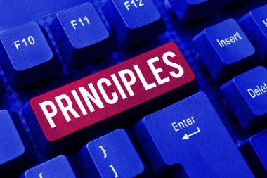 El yazısı ilkeleri, iş kavramı temel gerçeklik bir inanç sisteminin temelidir.