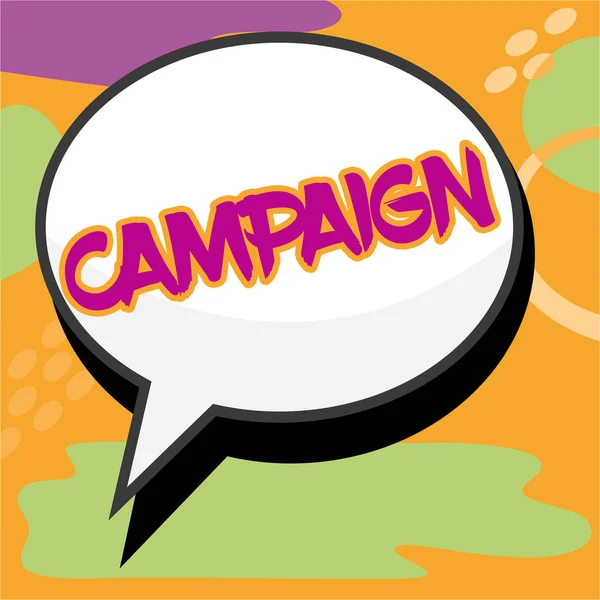 Handschriftliche Zeichen Kampagne Geschäftsansatz Organisierte Vorgehensweise Zur Förderung Und Zum — Stockfoto