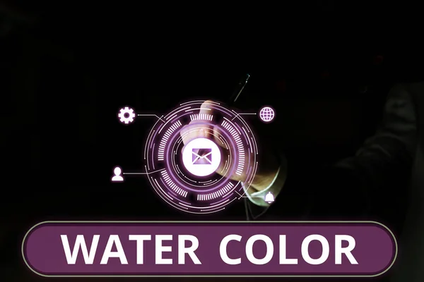 Yazısı Işareti Rengi Yaklaşımı Çözülebilir Cilt Gibi Sakız Arapça Suyla — Stok fotoğraf