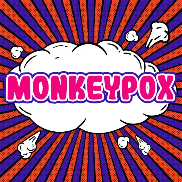 Monkeypox Internet Concept Poxvirus Africa 설치류와 영장류에 — 스톡 사진