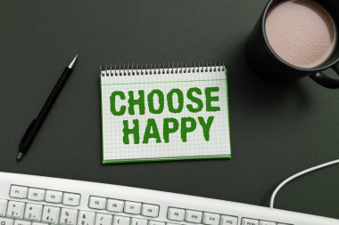 Sunan metin başlığı Mutlu, Kavramsal fotoğraf yeteneğini seçin ve kendiniz için gerçek ve kalıcı mutluluk yaratın