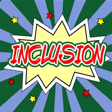 Grup veya yapıya dahil olma dahil olmak üzere Kavramsal Fotoğraf Eylemi durumunu gösteren imzala