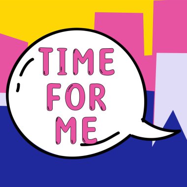 Benim için Zaman 'ı göster, iş özeti. Kendime zaman ayıracağım. Meditasyon yapacağım. Mutluluk.