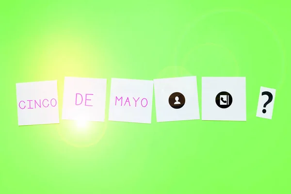 인터넷 컨셉트 멕시코 미국인 Internet Concept Mexican American Celebration 열렸다 — 스톡 사진