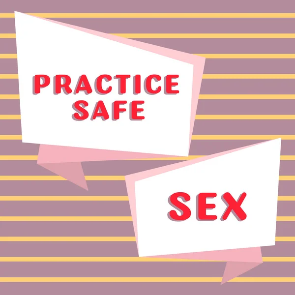 Εννοιολογική Απεικόνιση Πρακτική Ασφαλές Σεξ Επιχειρηματική Έννοια Συνουσία Στην Οποία — Φωτογραφία Αρχείου