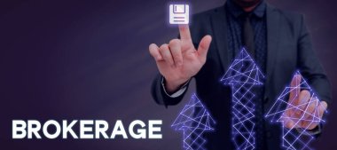 El yazısı simgesi, güvenilir bir ajan ya da ticari müzakerelerde aracı olarak kullanılan sözcük.