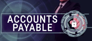 Ödenebilir Hesapları gösteren bir imza, bir şirketin tedarikçilerine borçlu olduğu para için bir sözcük